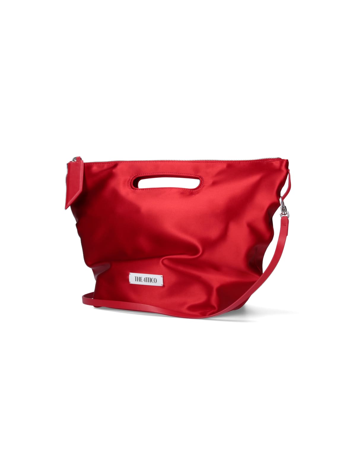 Shop Attico Via Dei Giardini 30 Tote Bag In Red