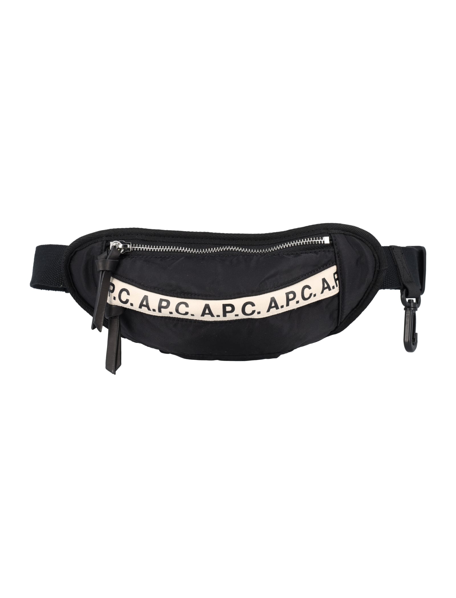 A.p.c. Black Mini Repeat Bum Bag