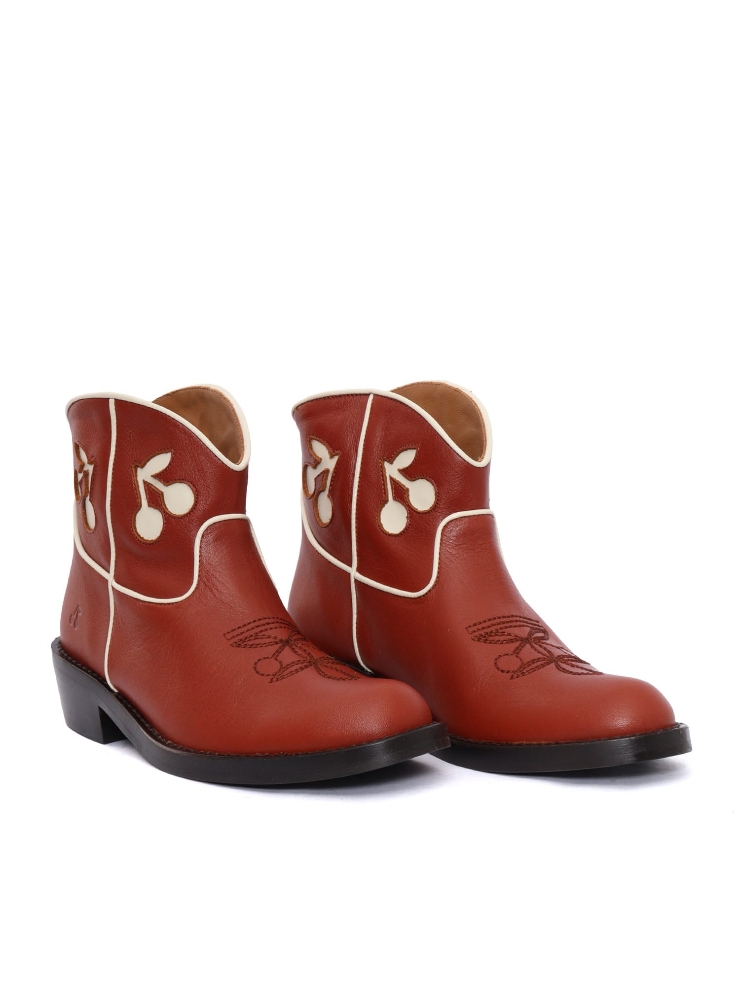 Bonpoint Joya Cowboy Boots In Brown
