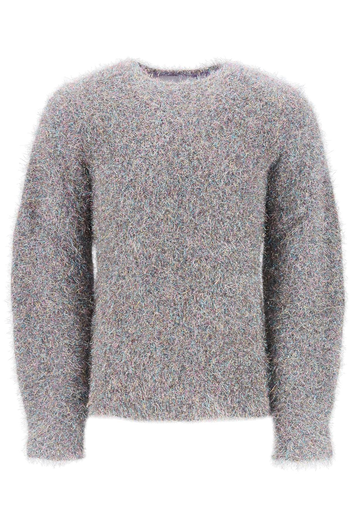 Shop Jil Sander Lurex And Mohair Sweater In Multicolor (metallic)