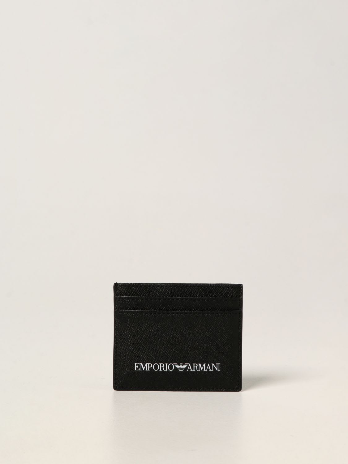 Emporio Armani Wallet Emporio Armani Credit Card Holder In Synthetic Leather