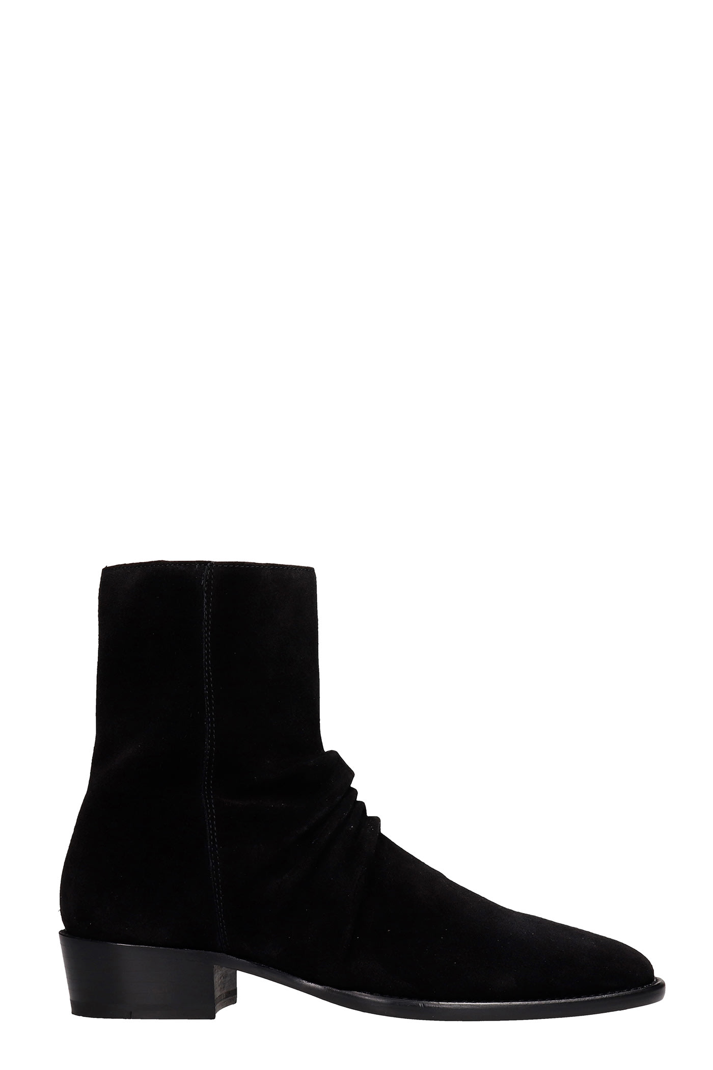 Amiri ANKLE BOOTS IN BLACK SUEDE