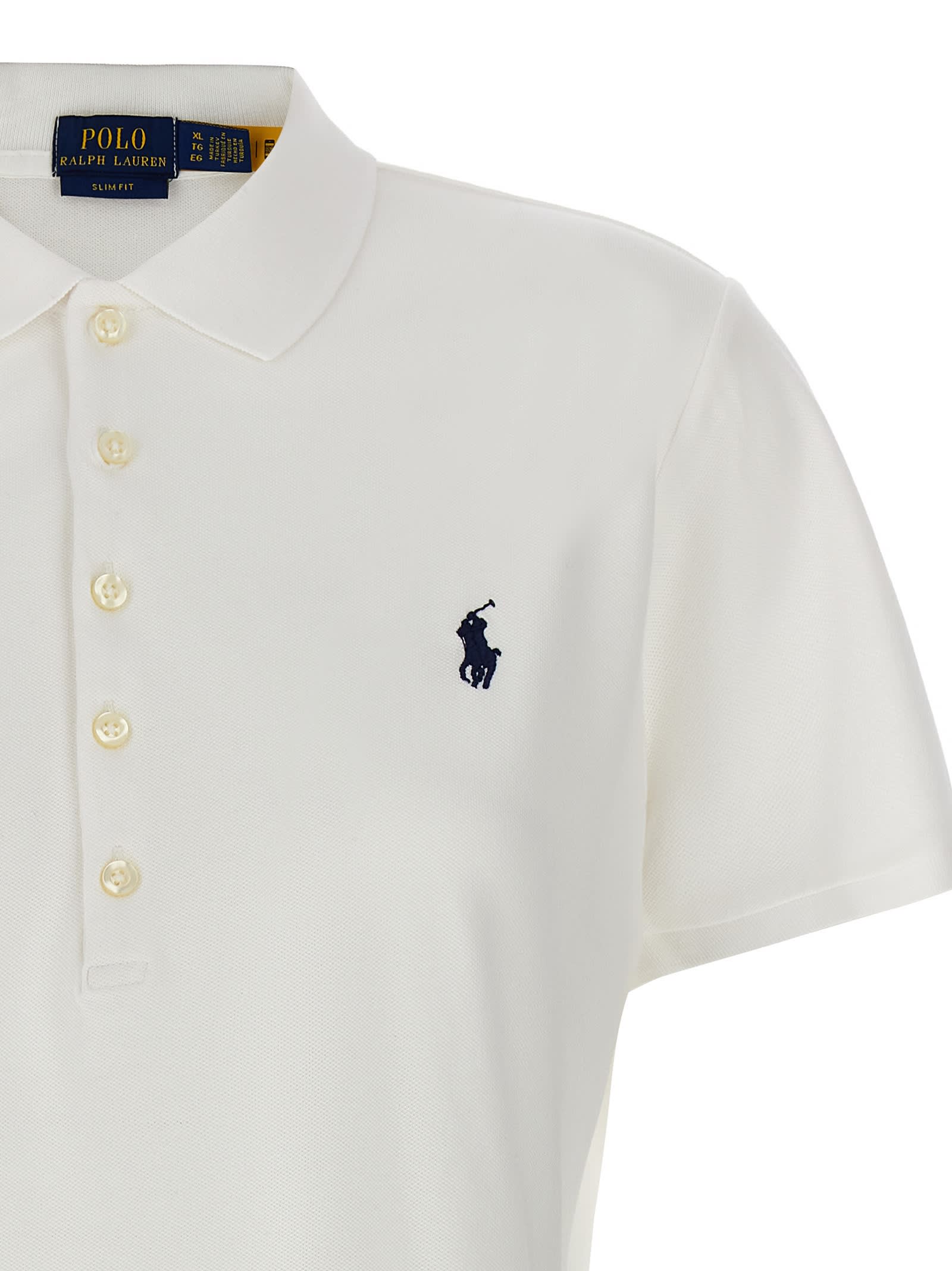 Shop Polo Ralph Lauren Julie Polo Shirt In White