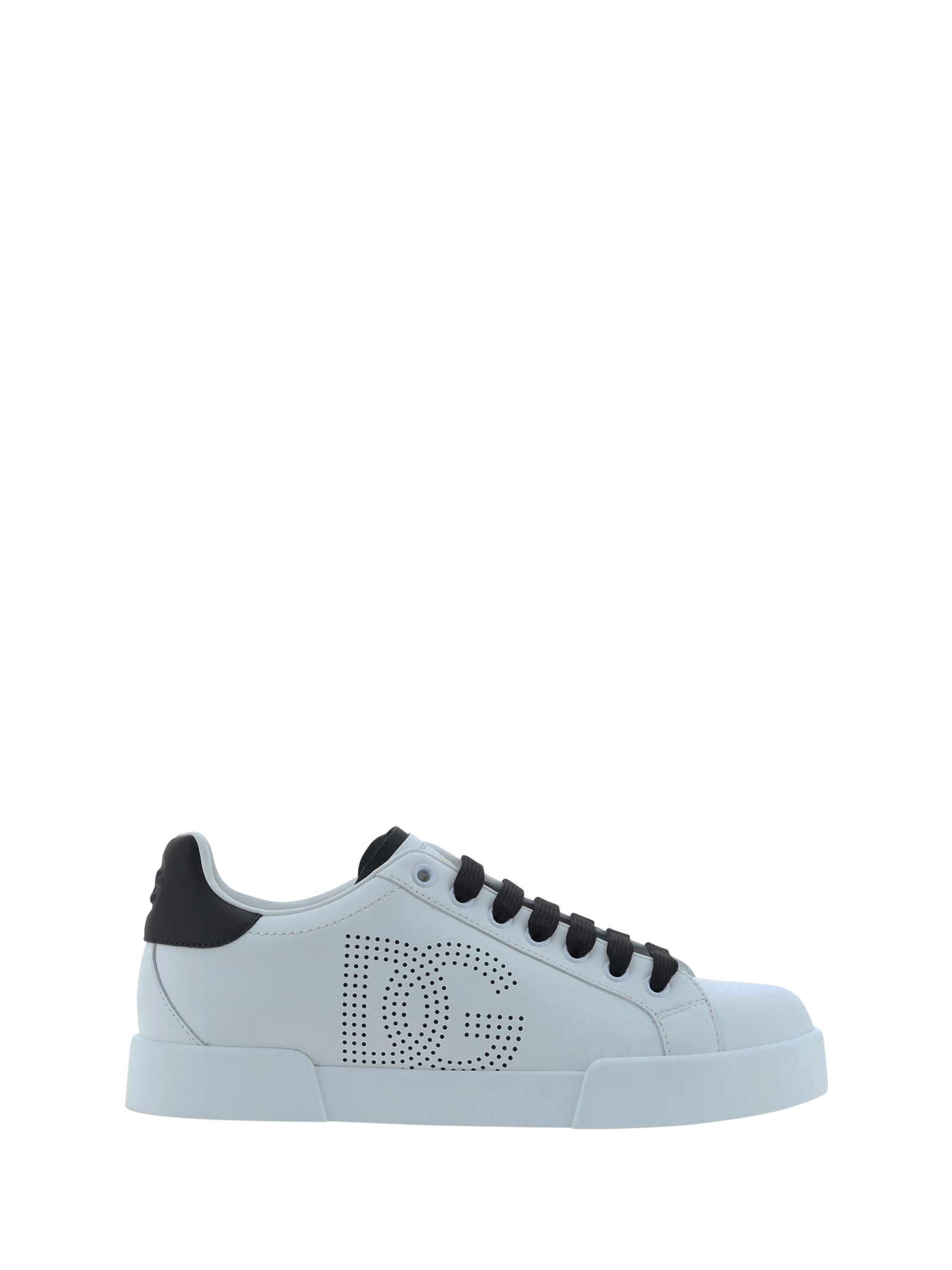 Shop Dolce & Gabbana Sneakers In Bianco/nero