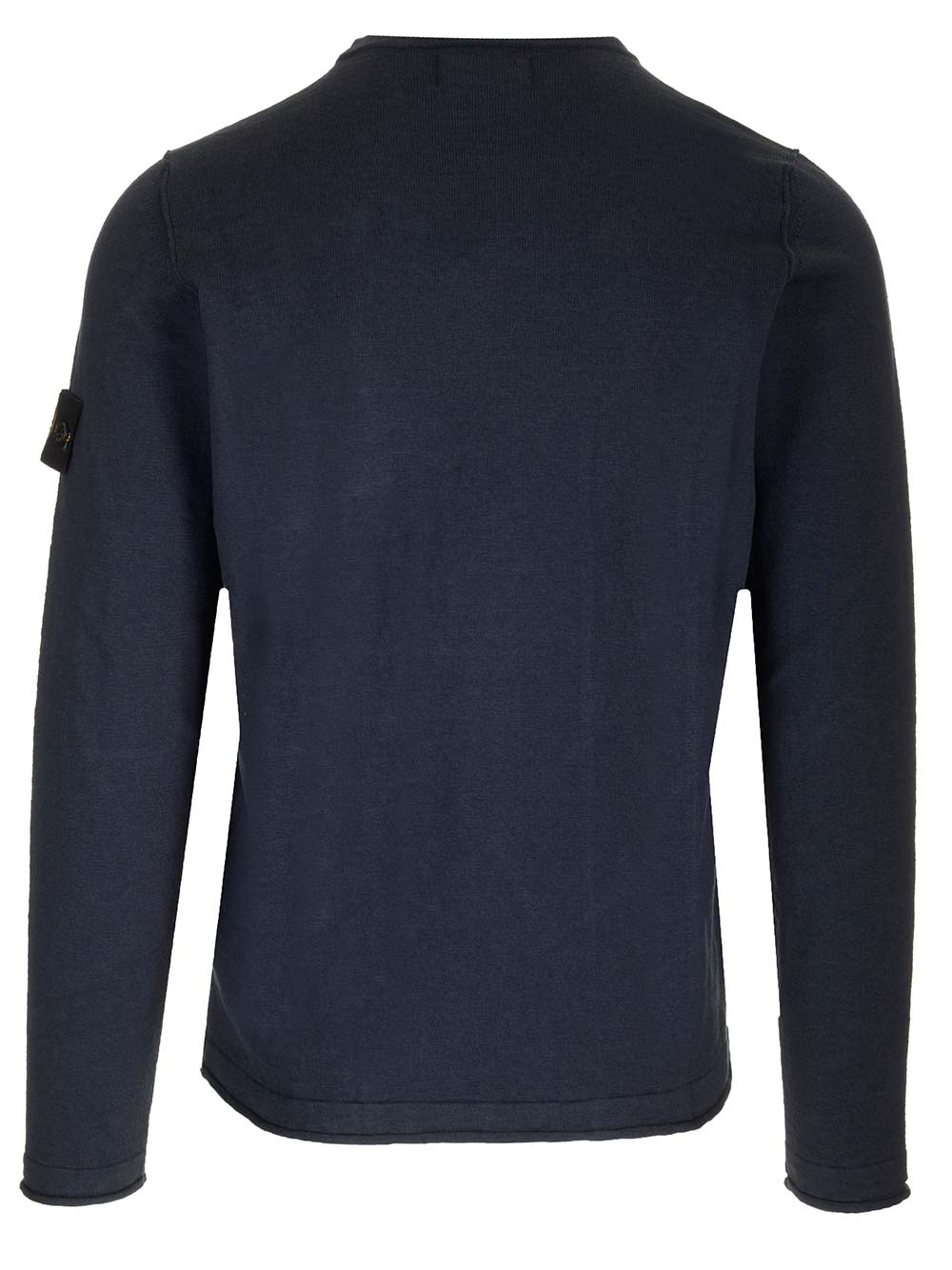 Shop Stone Island Blue Sweater In Navy Blue