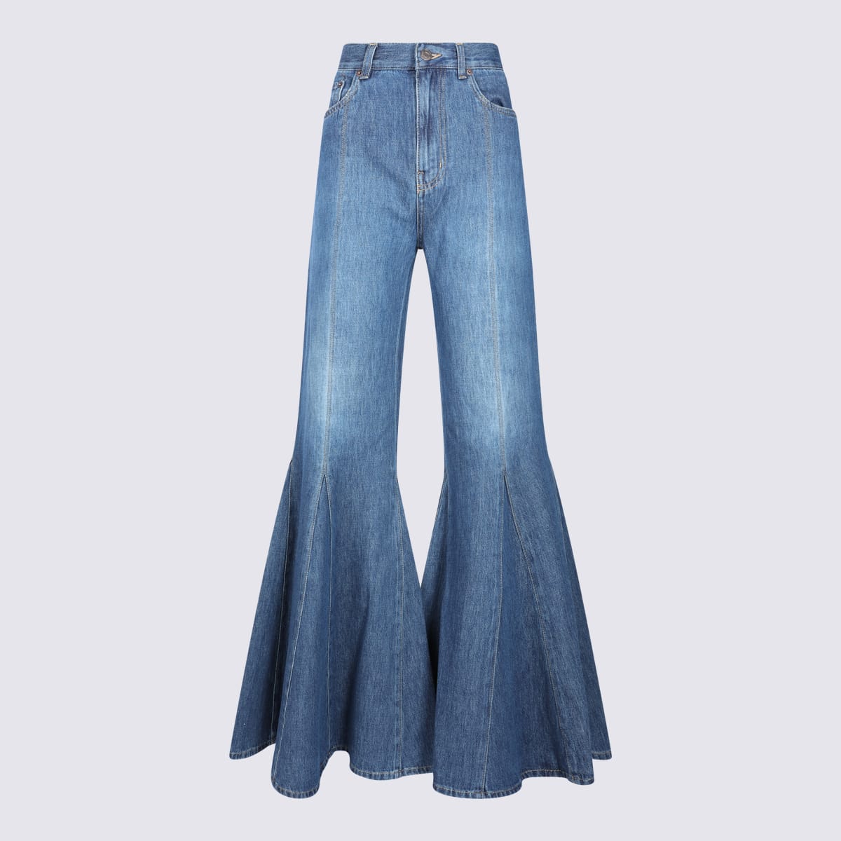 Chloé Blue Cotton Denim Jeans