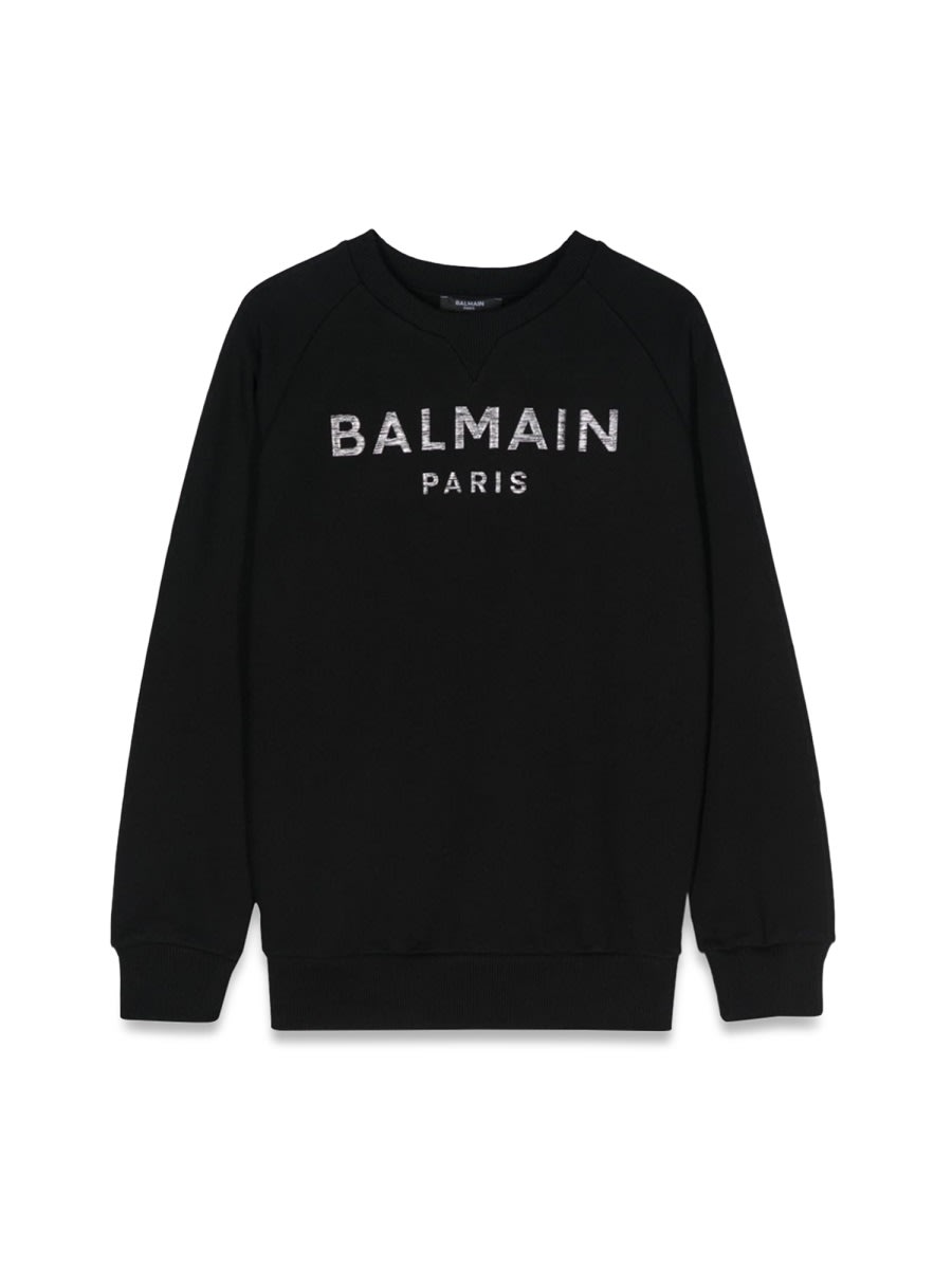 Shop Balmain Sweatshirt In Multicolour