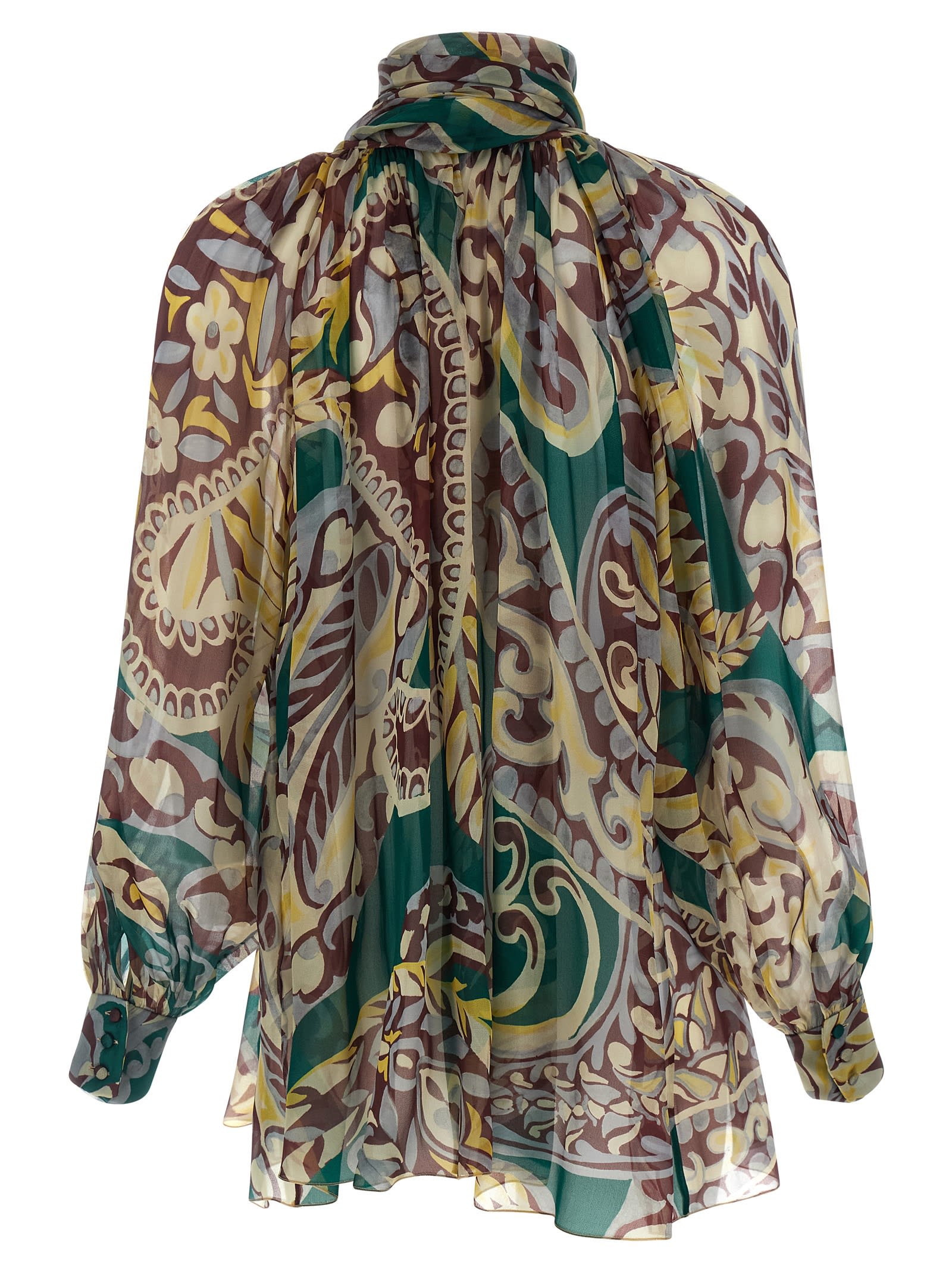 Etro Paisley Print Blouse Shirt And Blouse Multicolor In Multi