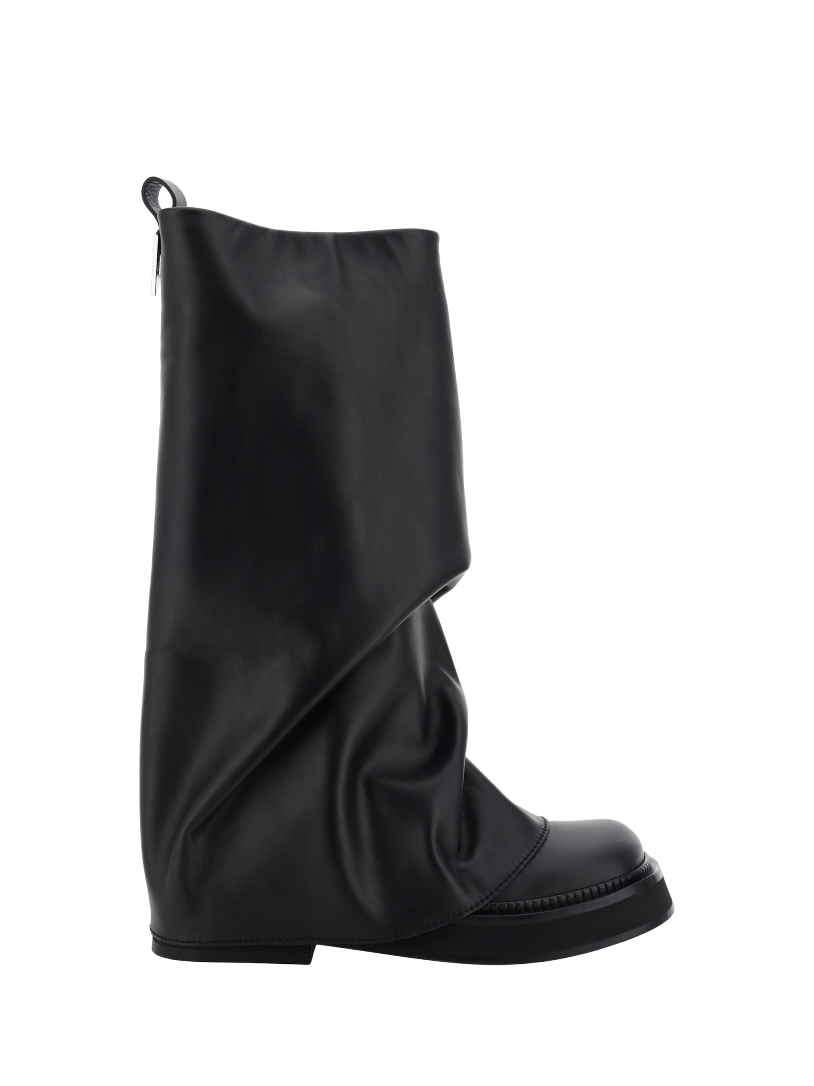 Shop Attico Robin Combat Boots In Black