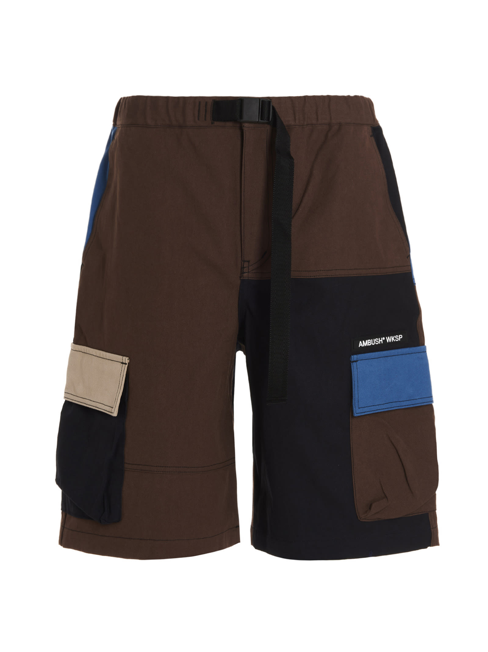 AMBUSH Colorblock Cargo Bermuda Shorts