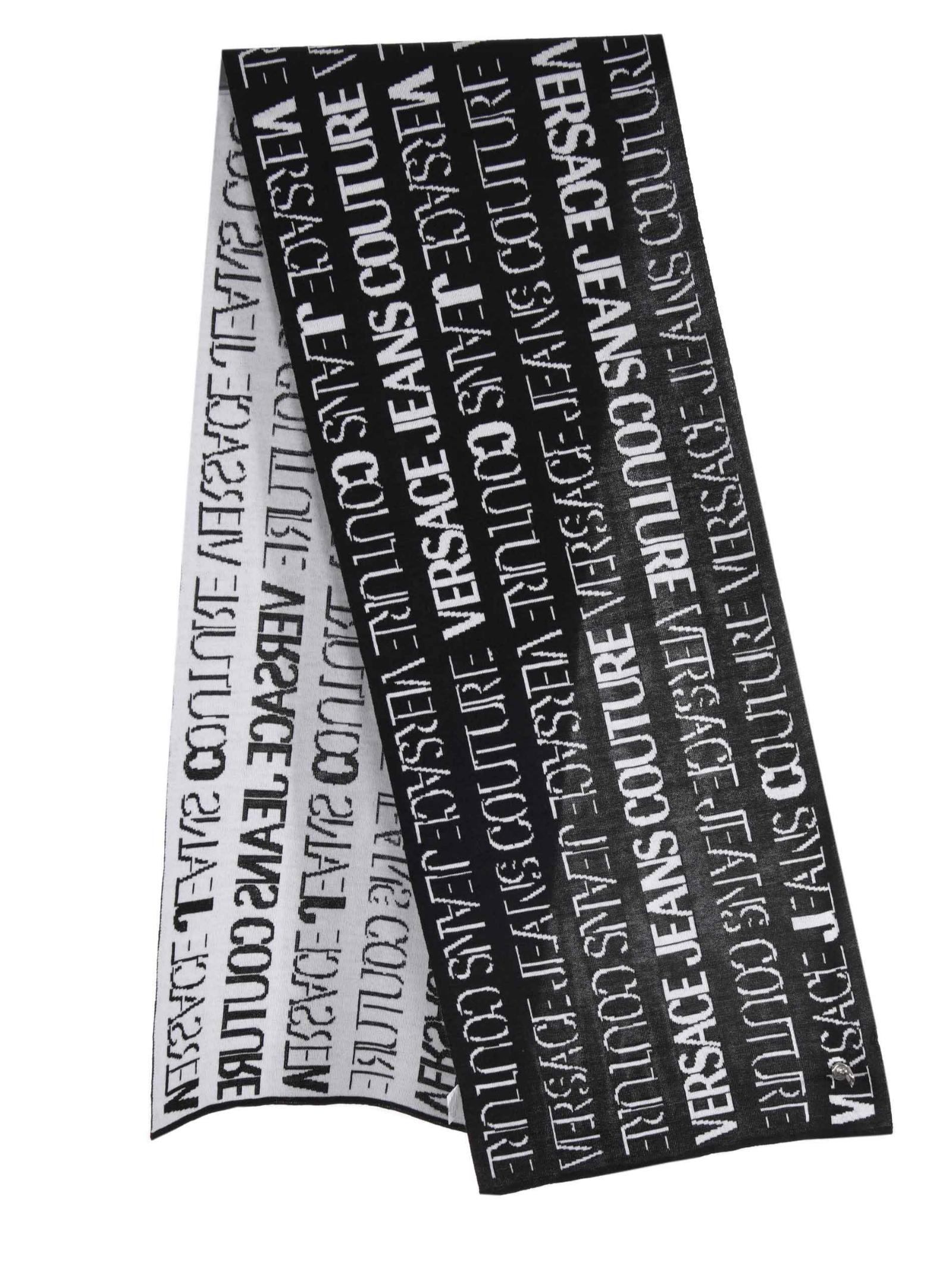 Shop Versace Jeans Couture Scarfs Black