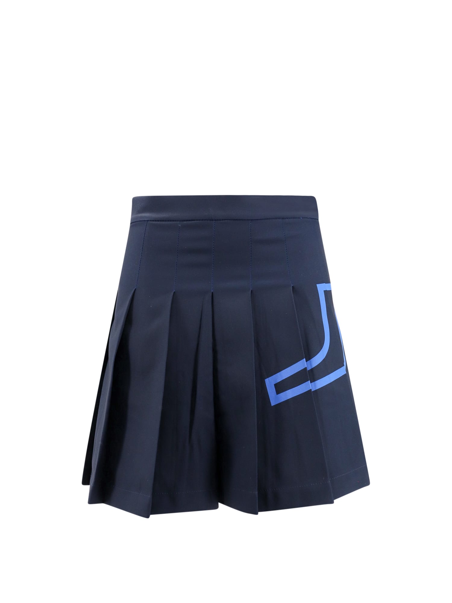 Shop J. Lindeberg Naomi Skirt In Blue