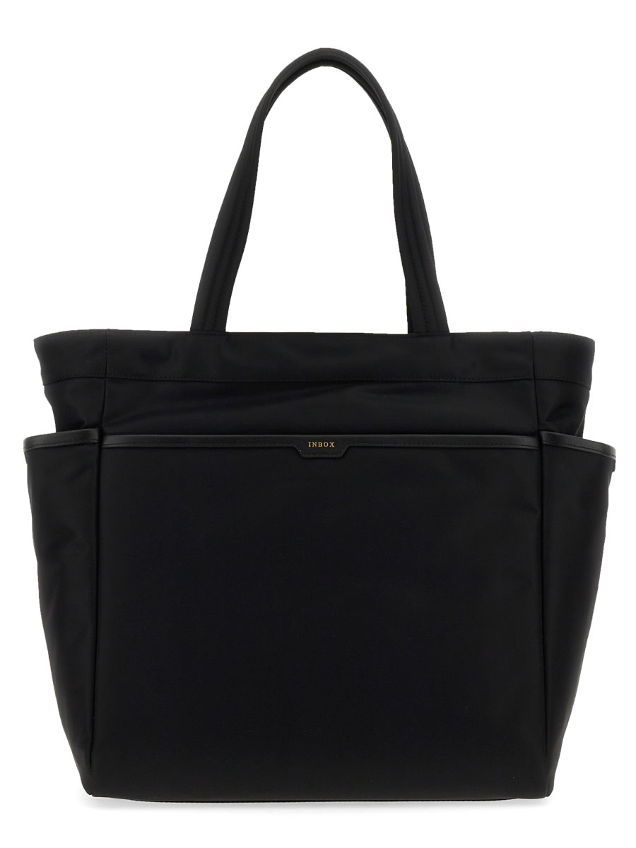 Shop Anya Hindmarch Commuter Tote Bag In Black