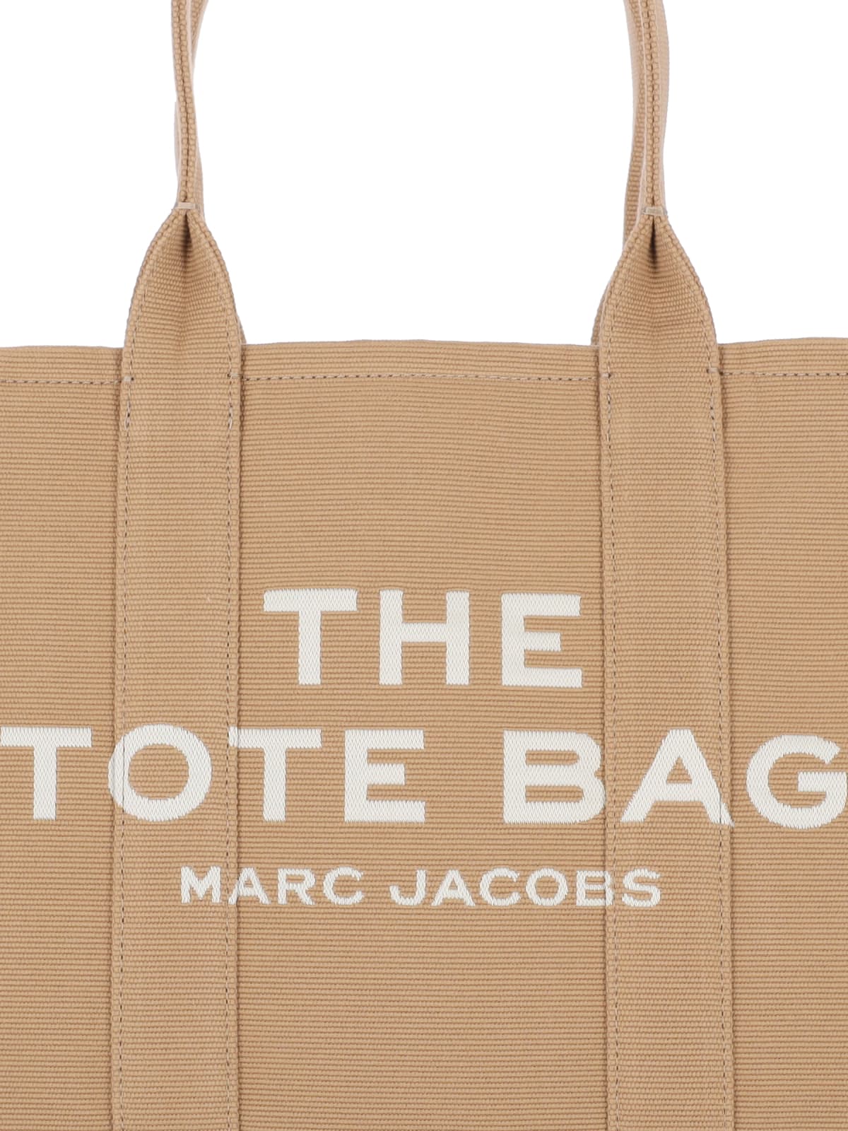 Shop Marc Jacobs The Large Jacquard Tote Bag In Brown