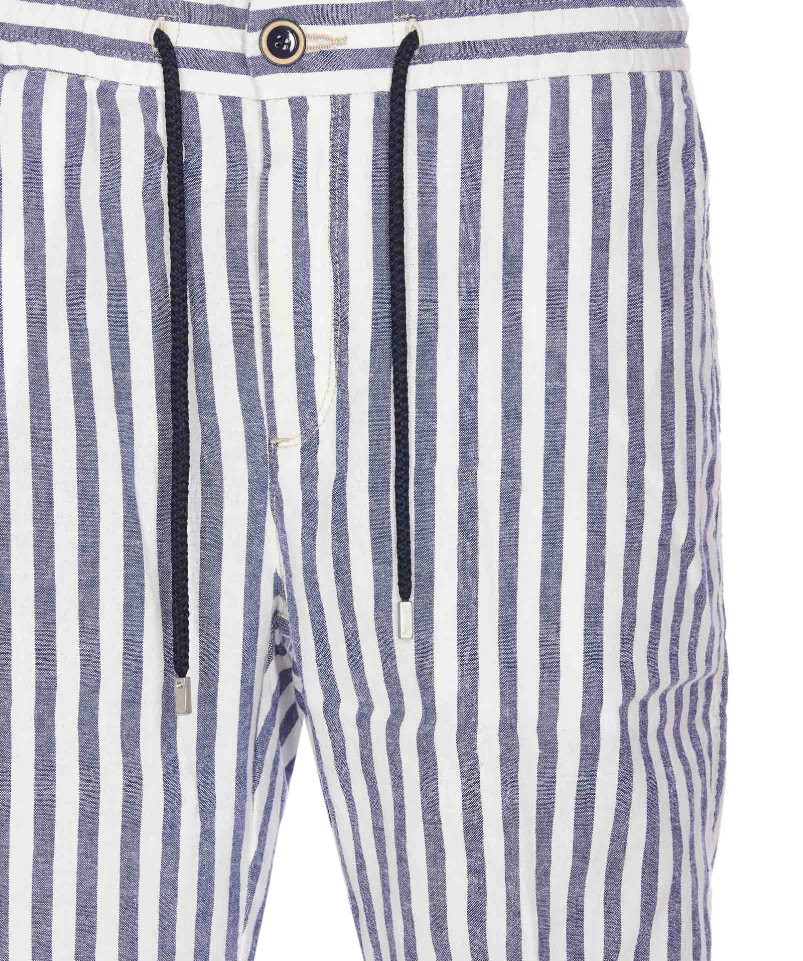 Shop Vilebrequin Striped Shorts In Blue