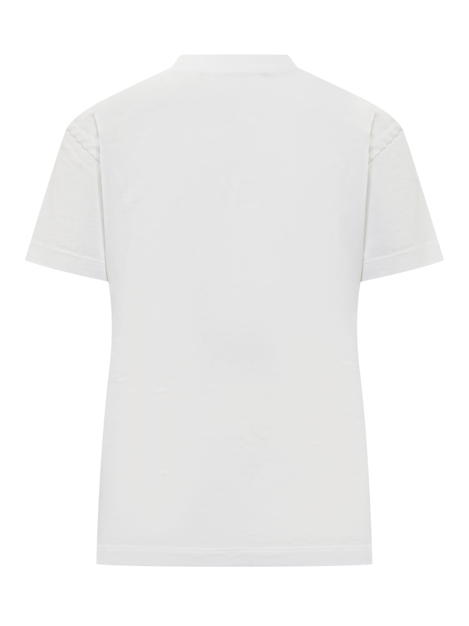 Dsquared2 Timeless Crew Neck T-shirt With Short Sleeves In White