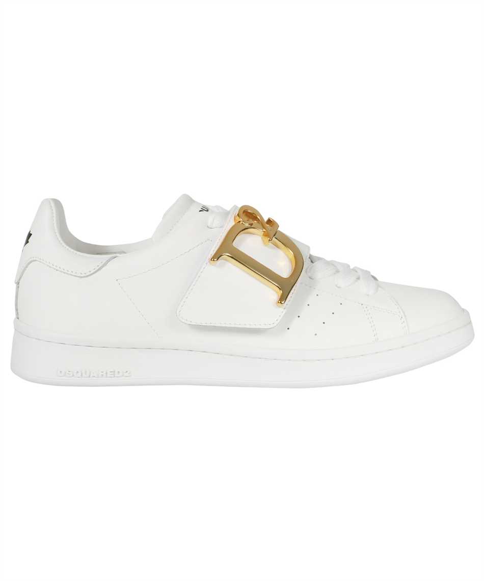 Dsquared2 Leather Low-top Sneakers In White
