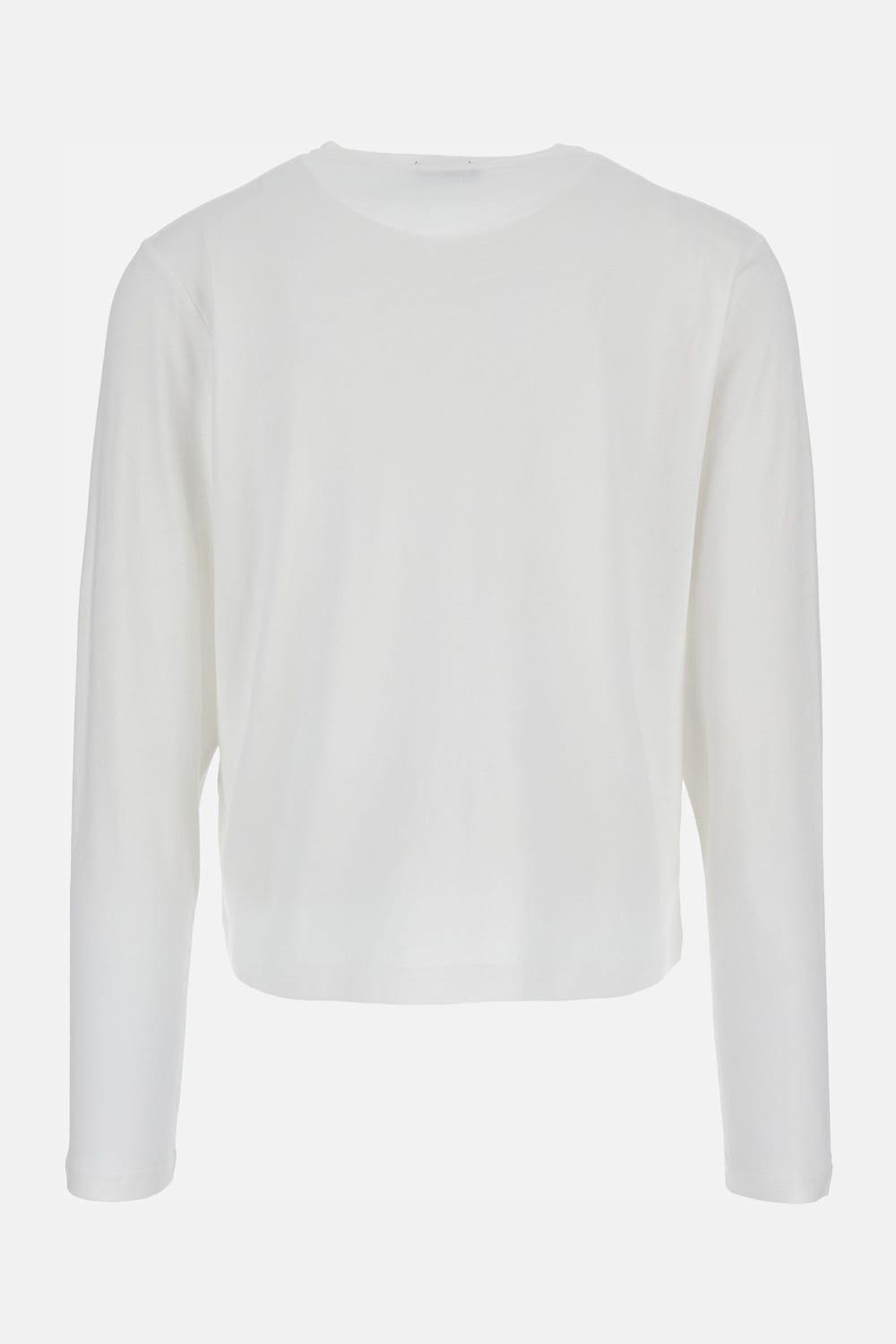 Polo Ralph Lauren Cotton Long Sleeves T-shirt In White