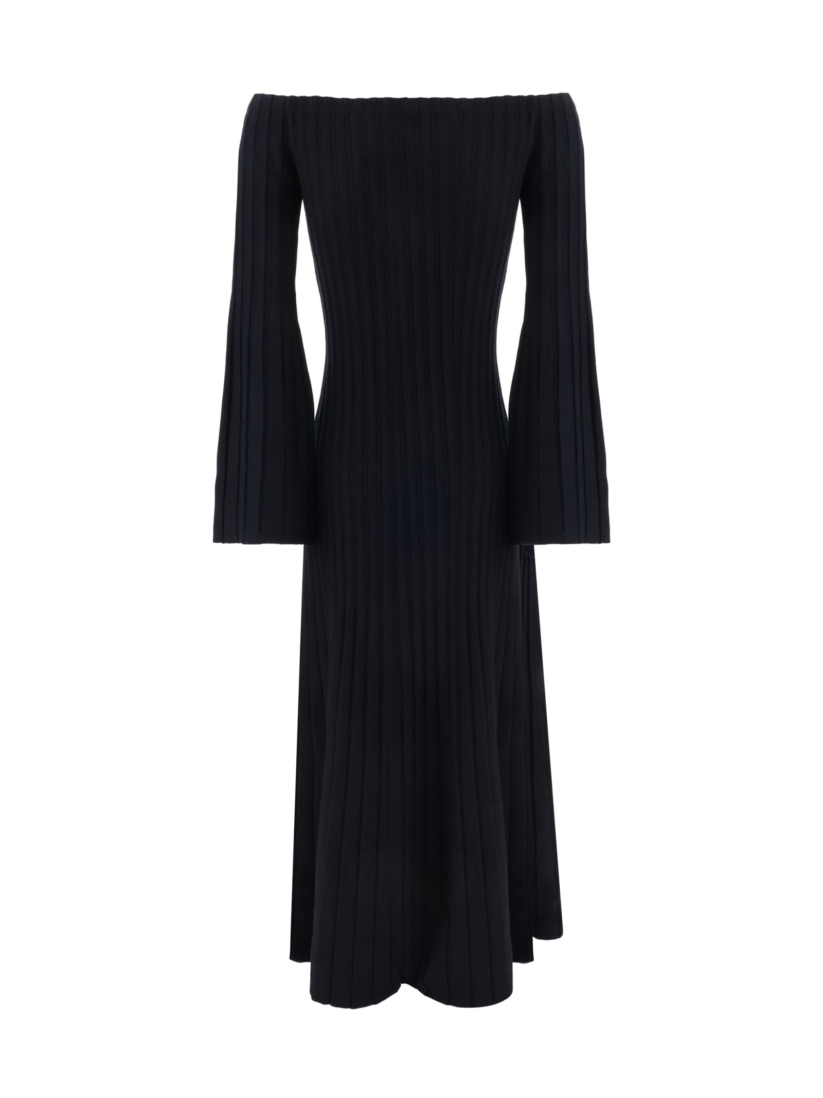 Shop Gabriela Hearst Menil Dress In Black