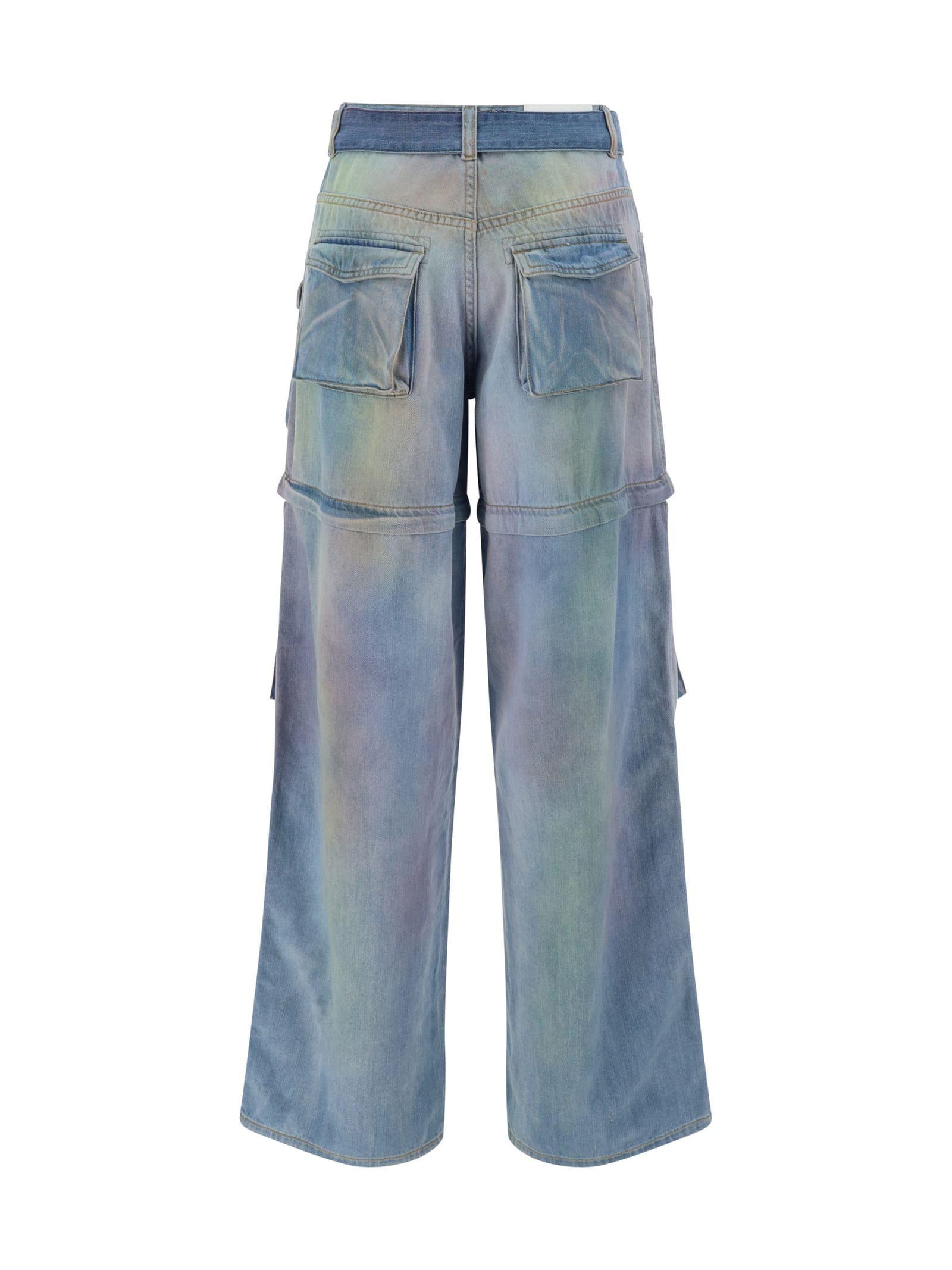 Shop Pinko Multi Pockets Jeans In Multicolor
