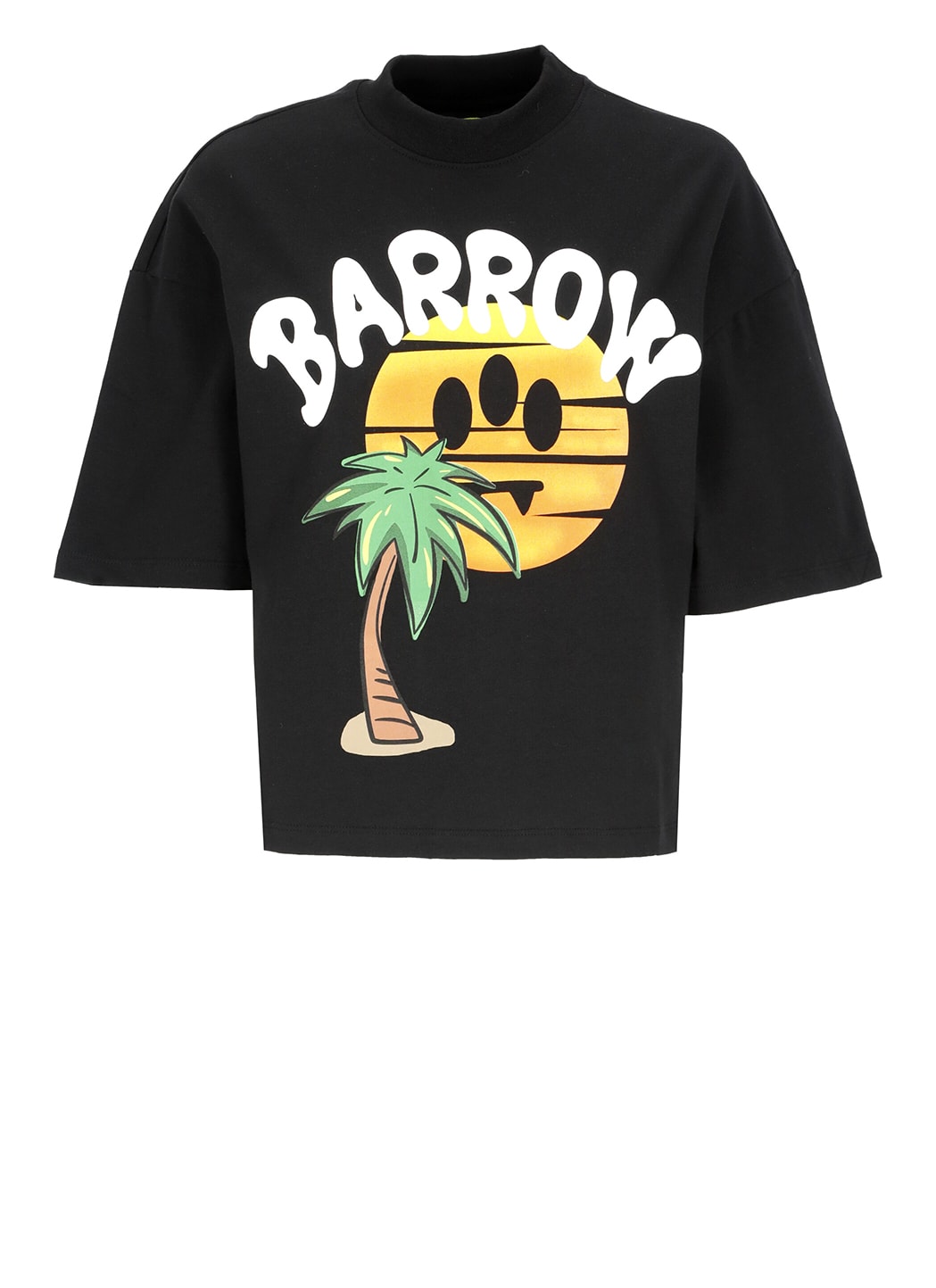 Shop Barrow Jersey Cropped T-shirt