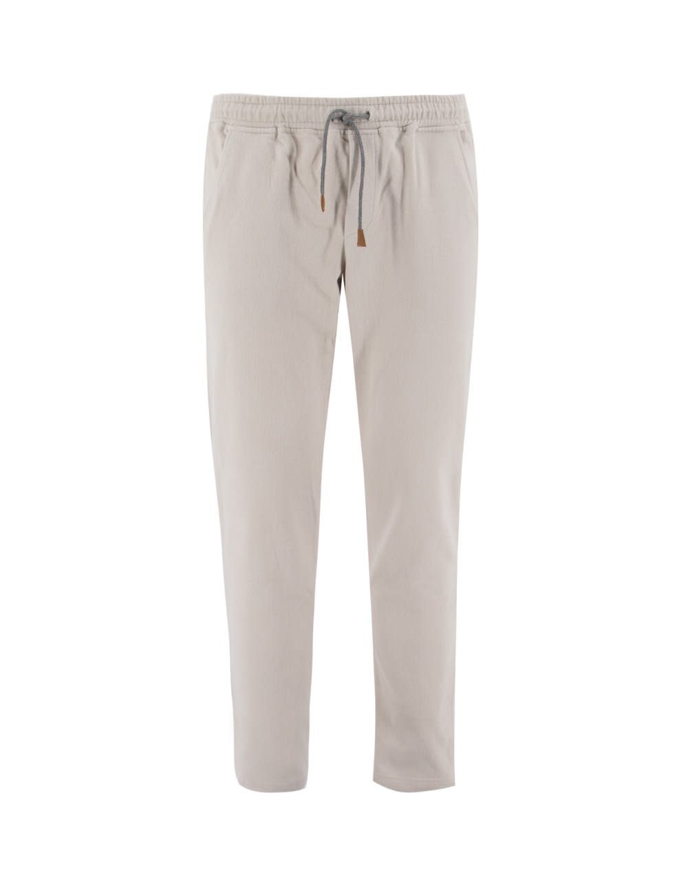 Shop Eleventy Trousers In Sand