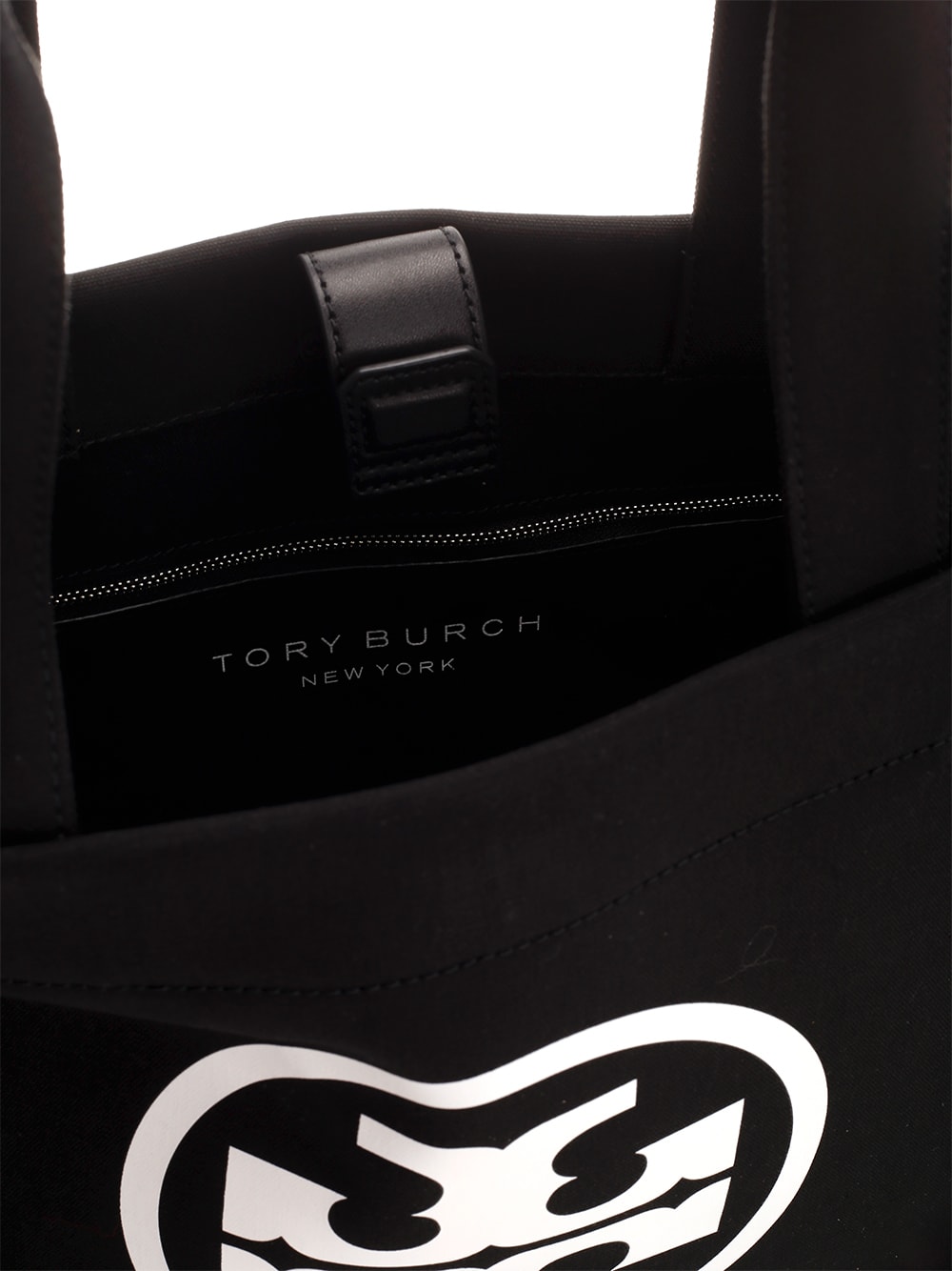 Shop Tory Burch Ella Shopping Bag In Black