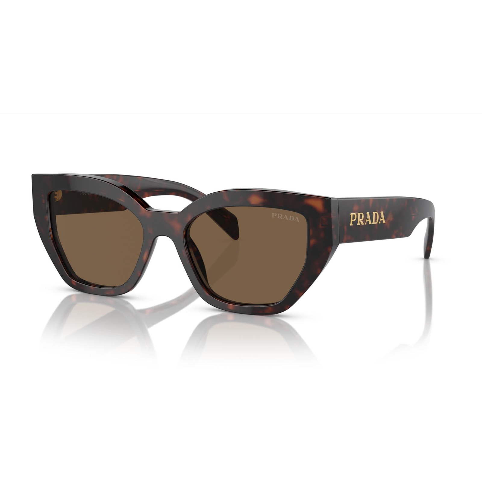 Shop Prada Sunglasses In Havana/marrone