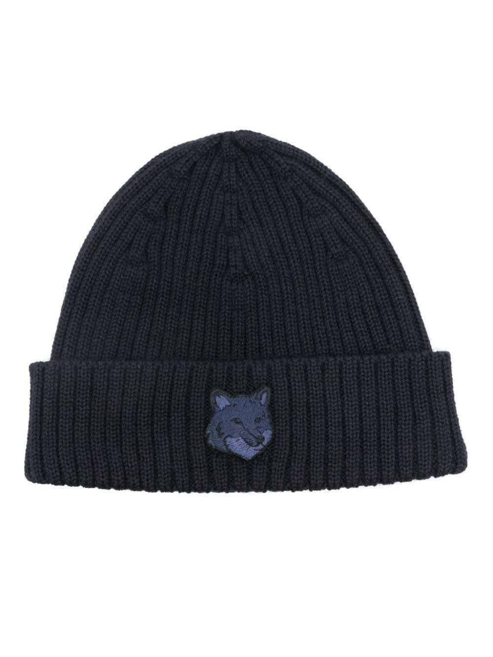 Maison Kitsuné Bold Fox Head Beanie