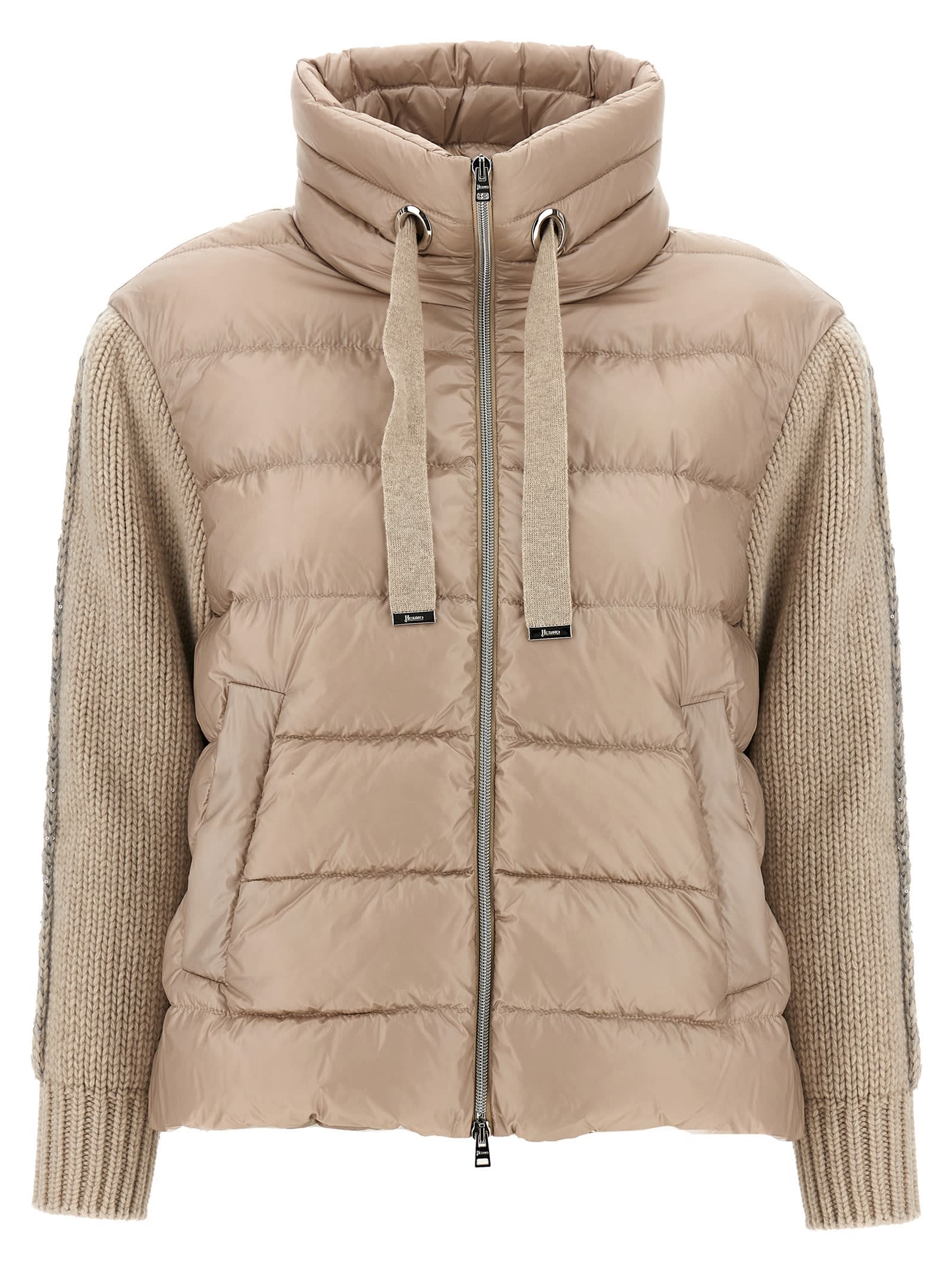 Herno Resort Down Jacket In Sand