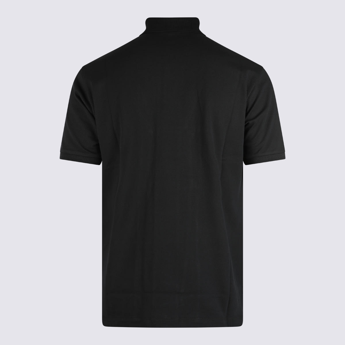 Shop Gucci Black Cotton Polo Shirt