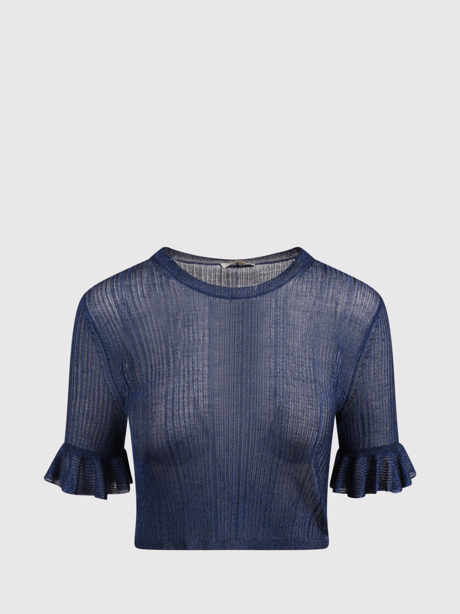 Ulla Johnson Patti Knitted Top In Blue
