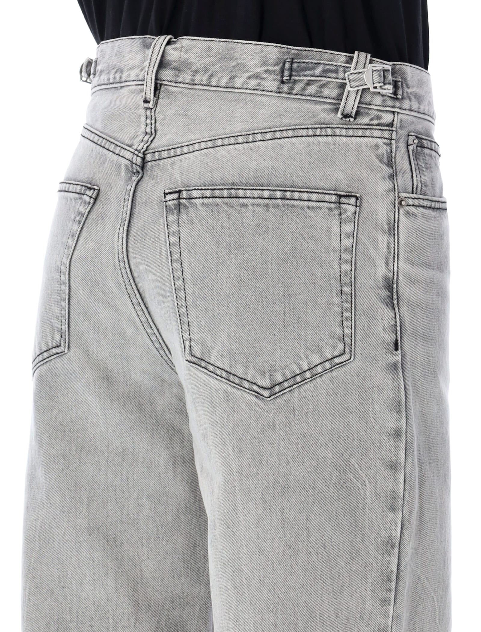 Shop Haikure Logan Jeans In Fog Grey