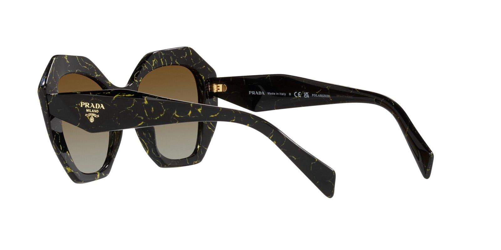PRADA GEOMETRIC-FRAME SUNGLASSES