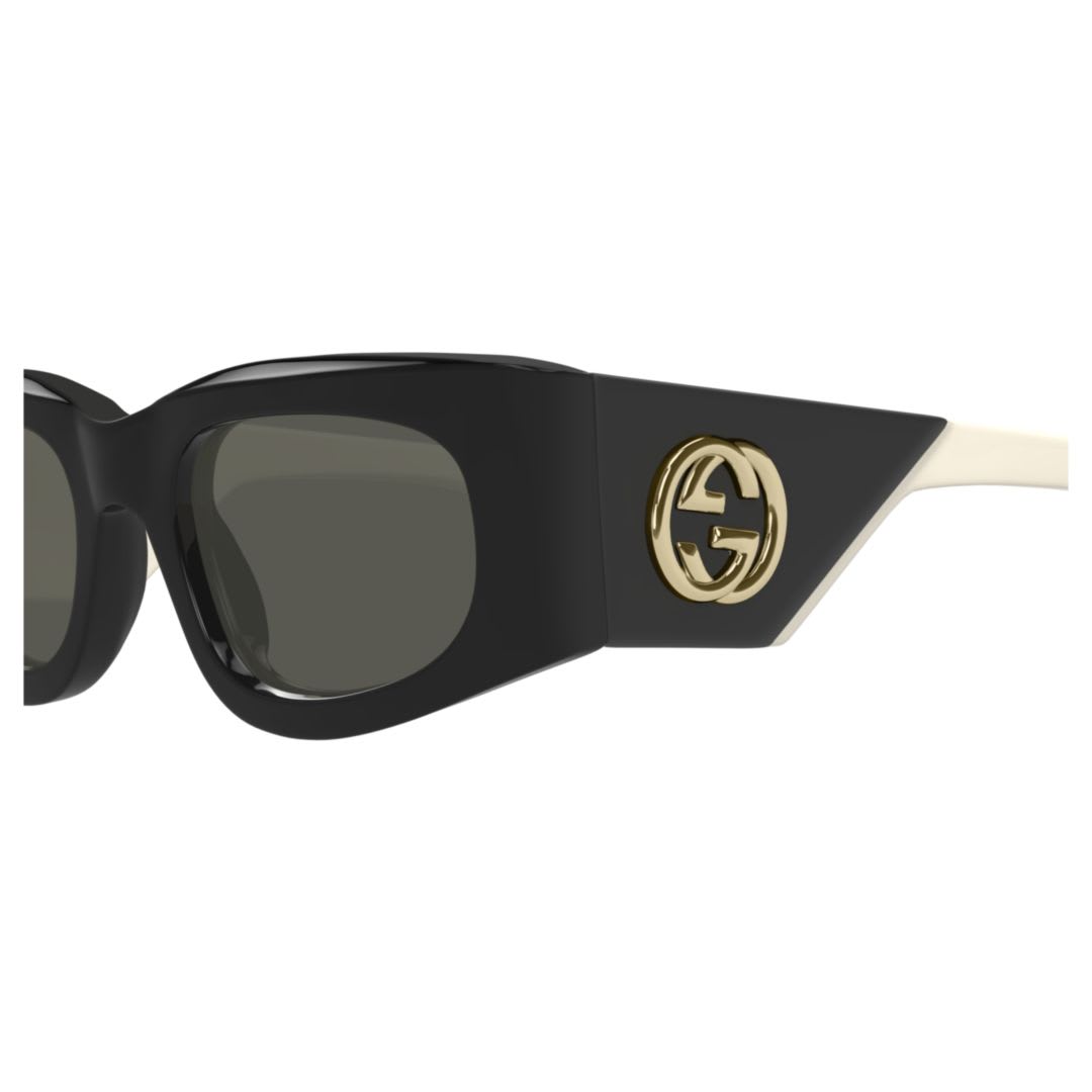 Gucci Gg1664s-001 Black-ivory-grey