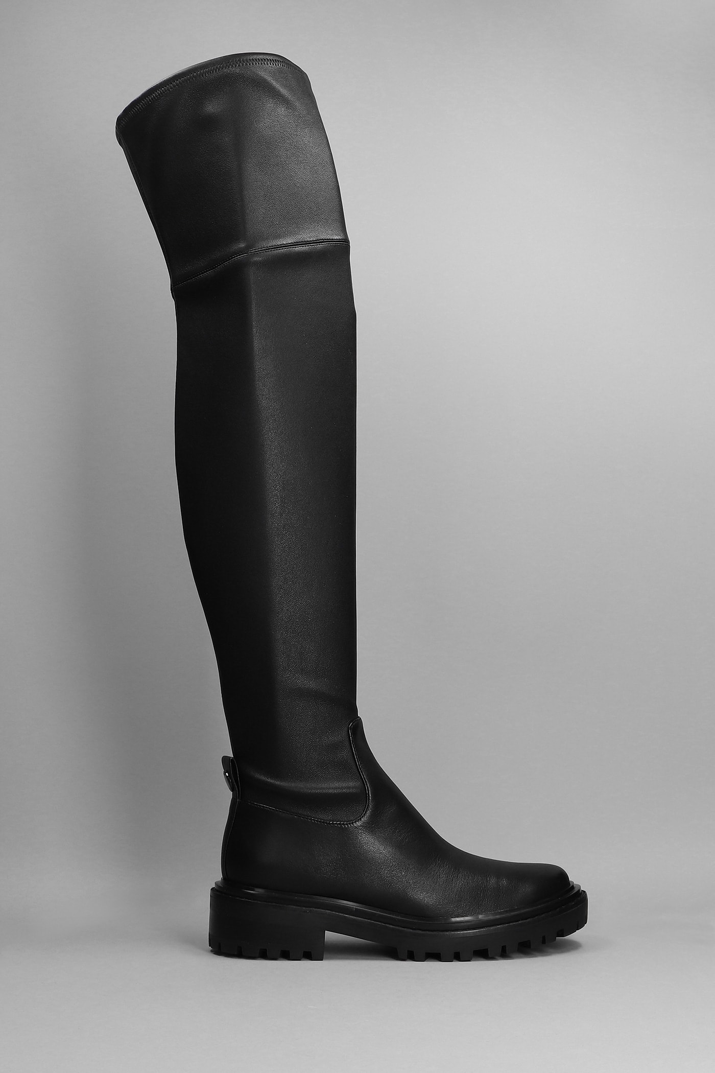 Tory Burch Low Heels Boots In Black Leather