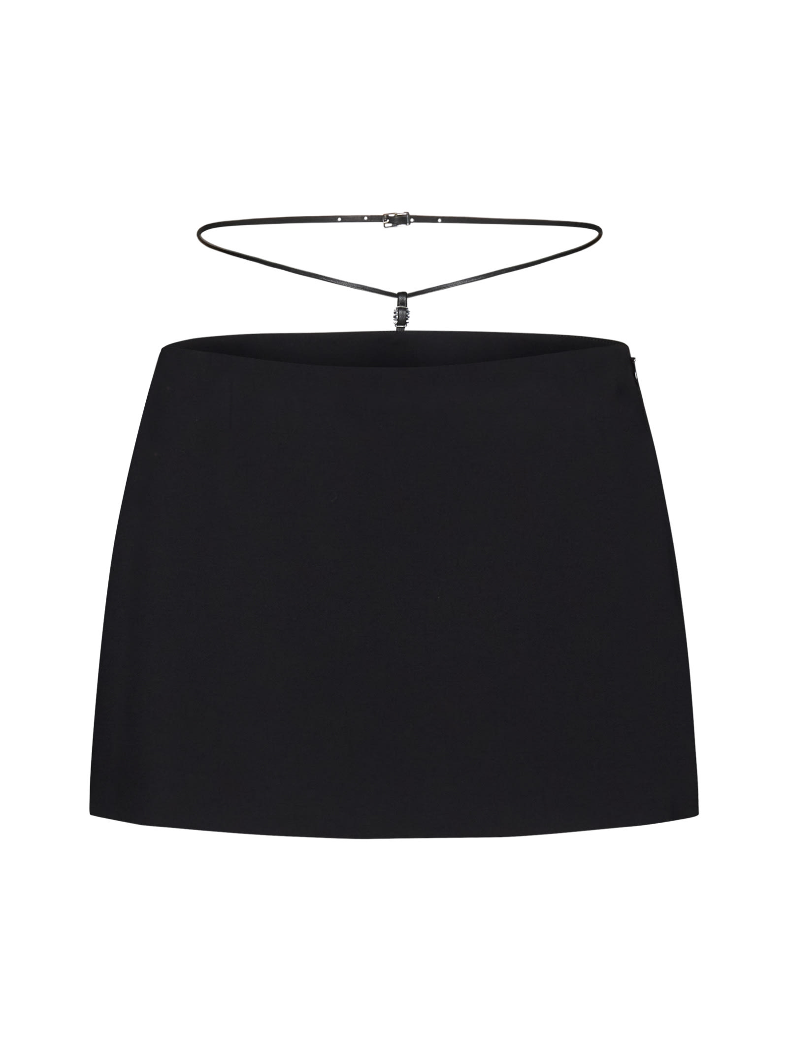 Icon Leather Trim Skirt