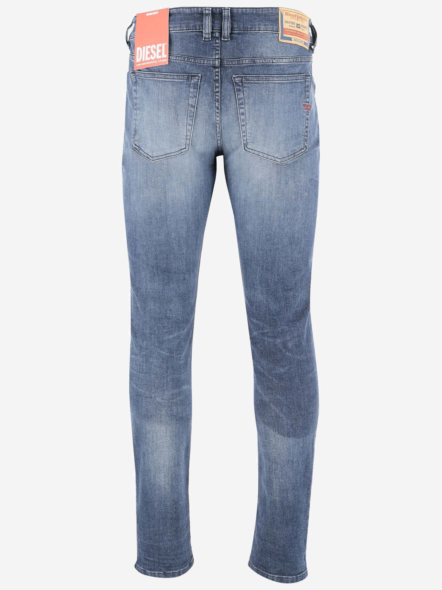 Shop Diesel Stretch Cotton Blend Denim Skinny Jeans In Blue