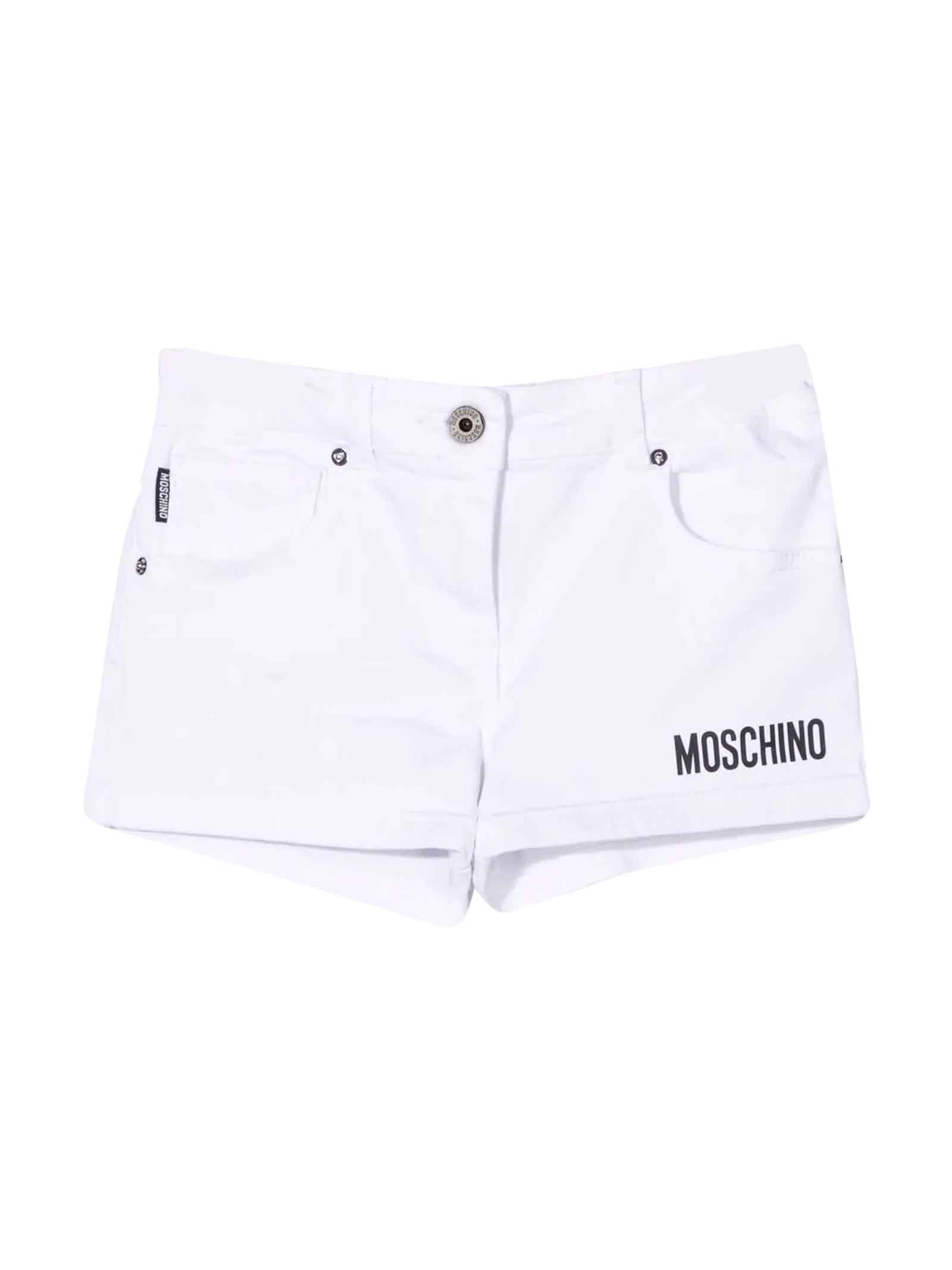 Moschino White Girl Shorts