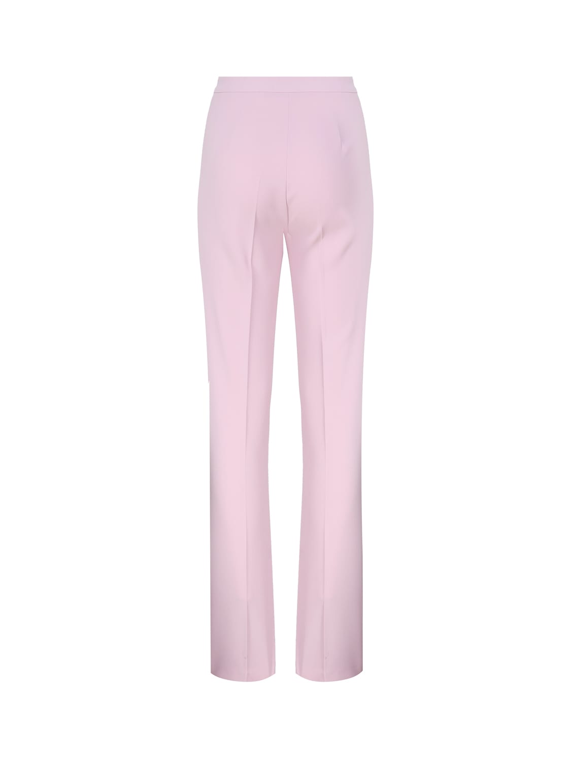 Shop Pinko Stretch Flare Pants In Rosa Fumo Orchidea