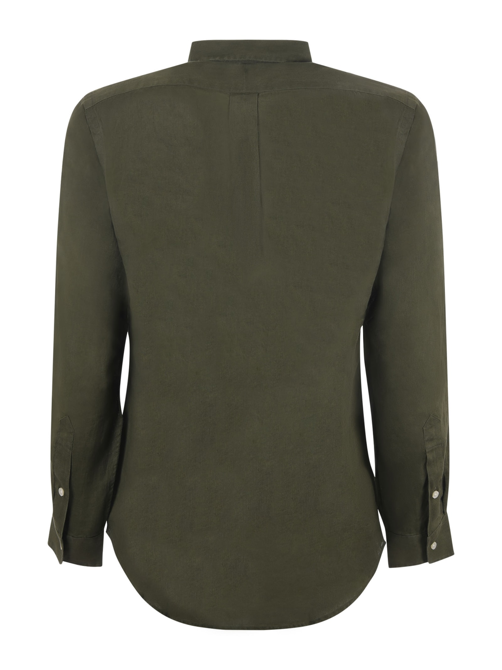 Shop Polo Ralph Lauren Shirt In Verde Militare