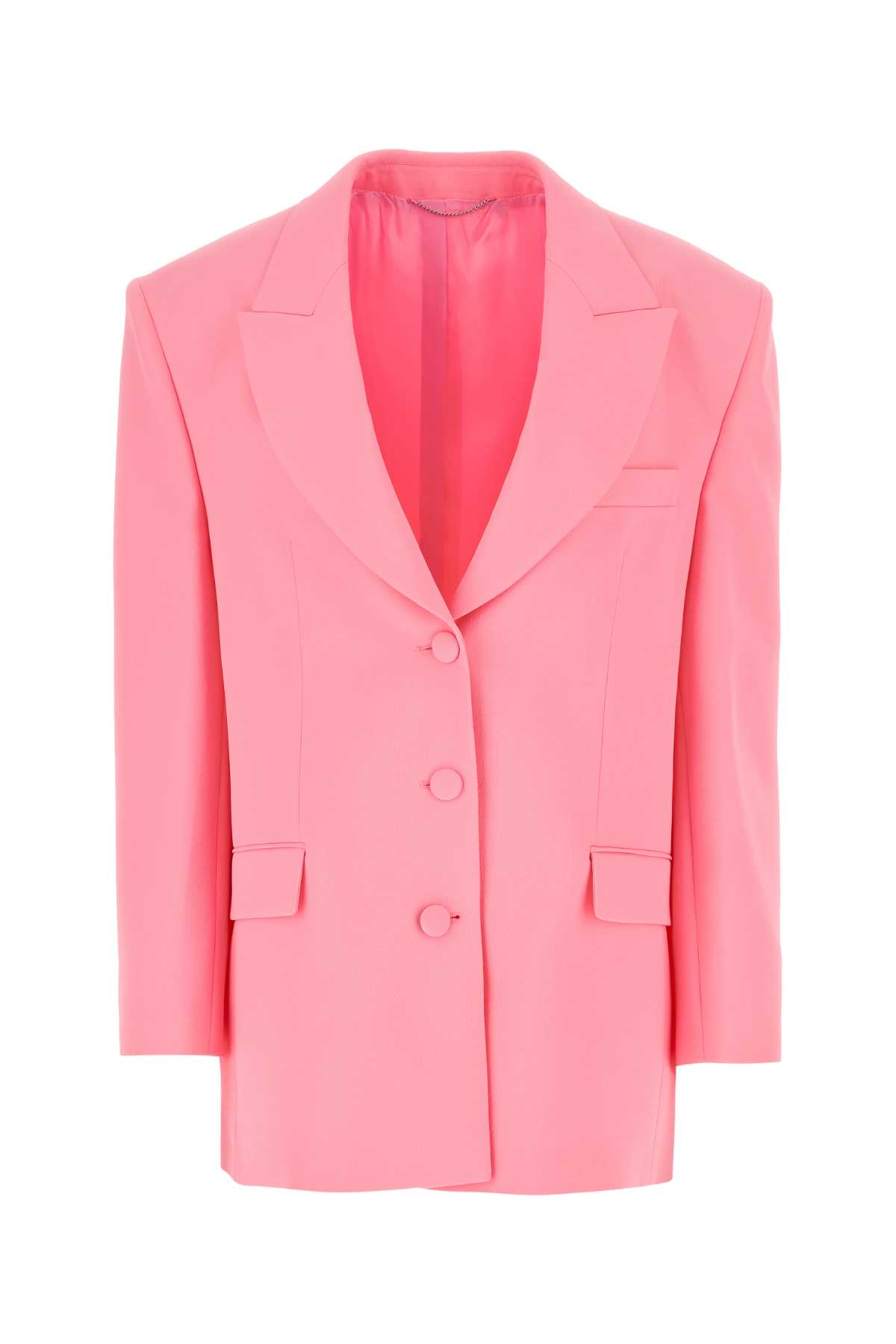 Pink Twill Oversize Blazer