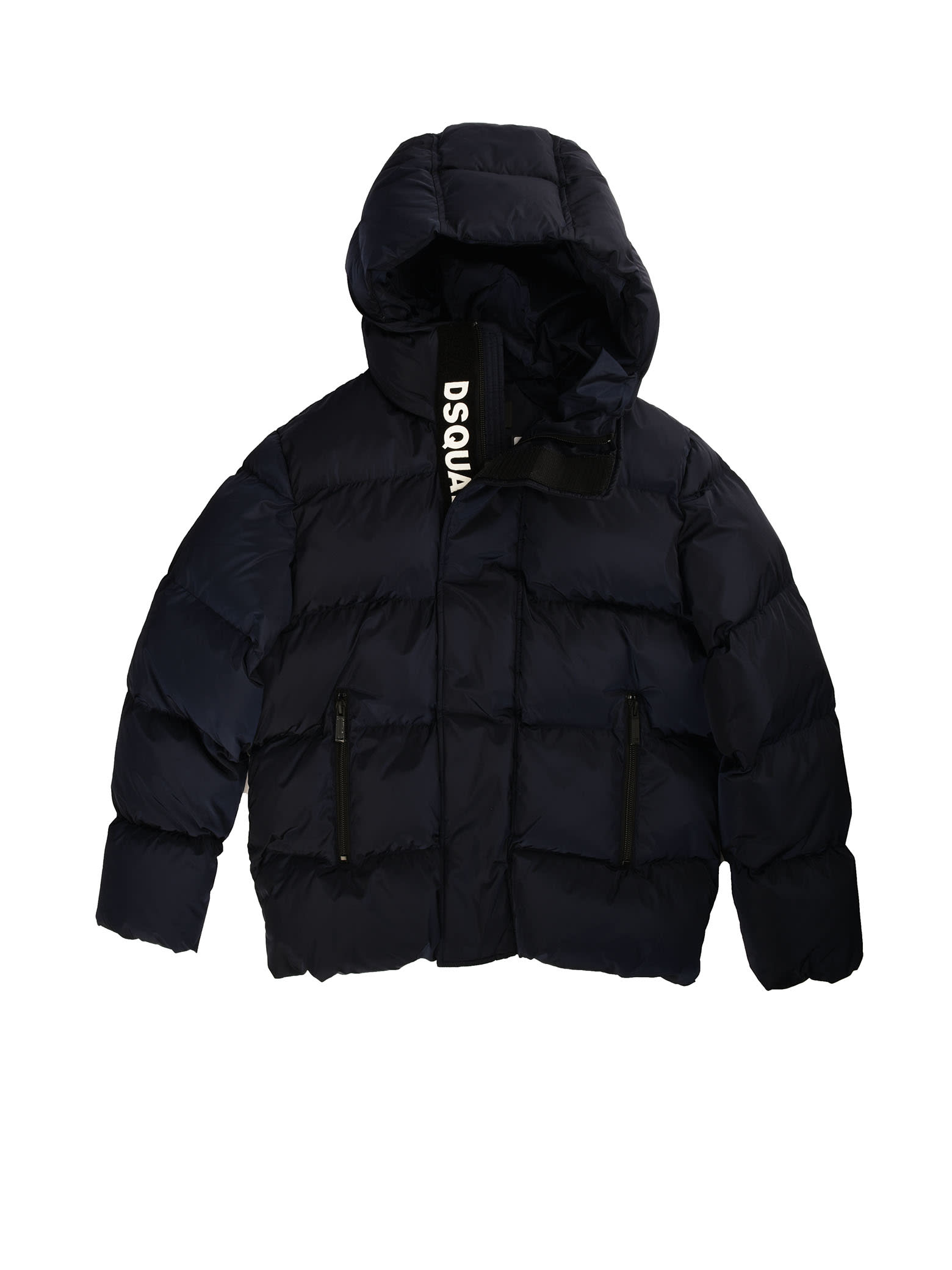 Dsquared2 Blue Jacket With Hood