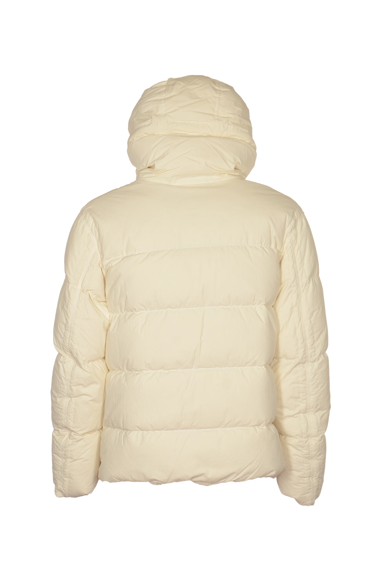 Shop Ten C Survival Down Jacket In White