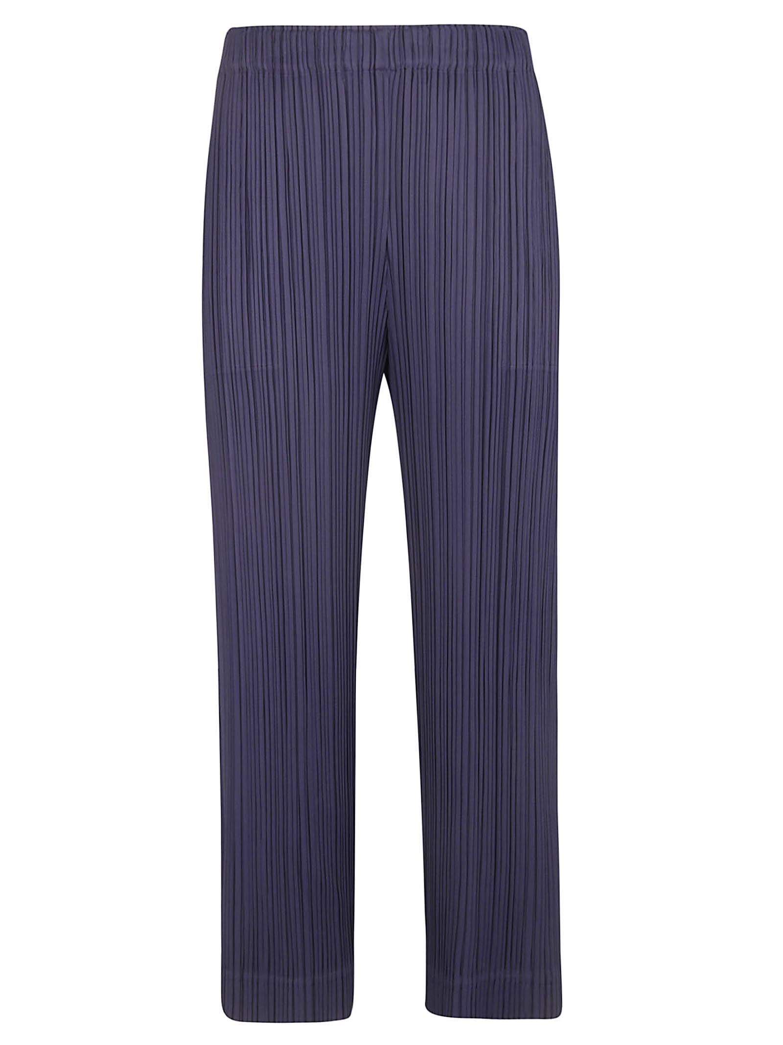 pleated cropped trousers