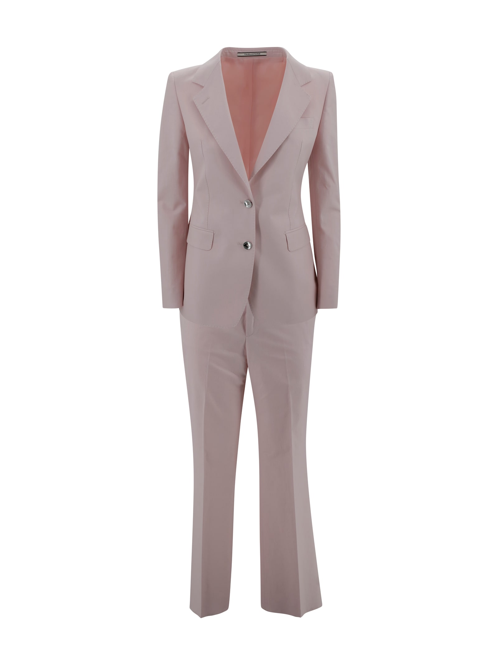 Shop Tagliatore Paris Suit In Pink