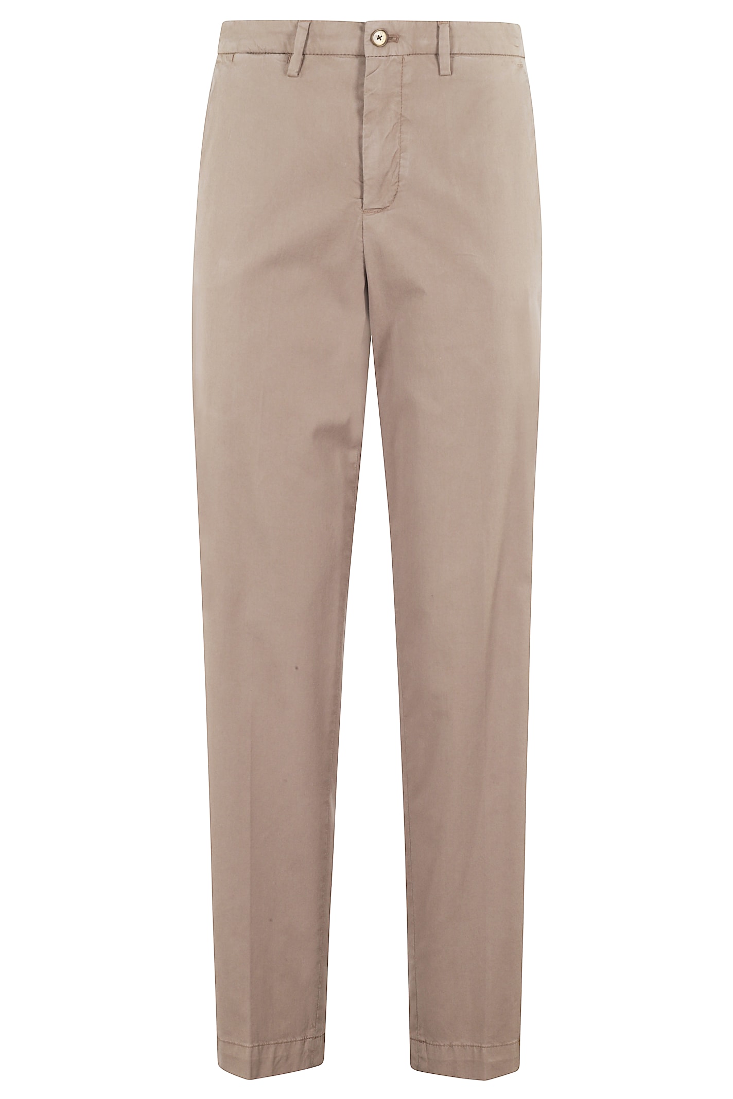 Briglia 1949 Straight-leg-hose Mit Stretch In Marrone