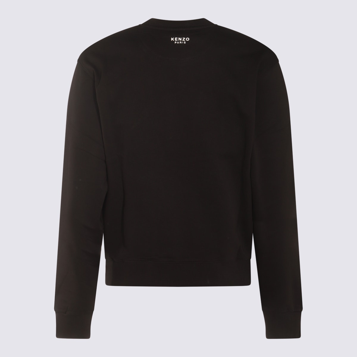 Shop Kenzo Black Cotton Sweatshirt