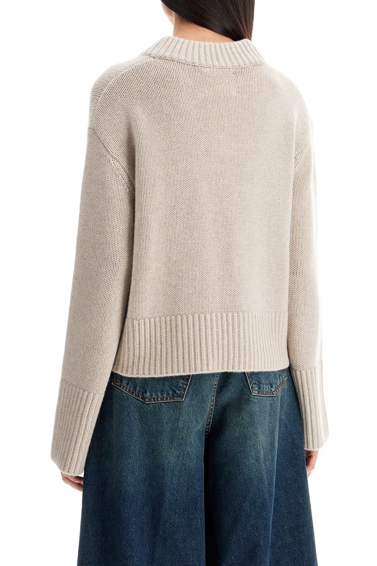 Shop Lisa Yang Cashmere Sony Pullover Sweater In Sand (beige)