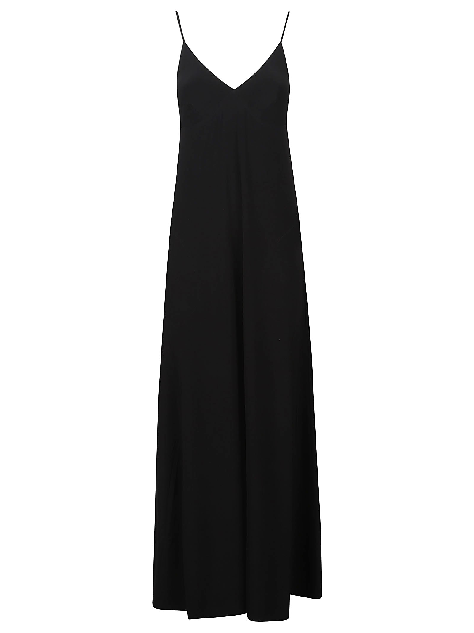 Norma Kamali Slip A Line Long Dress